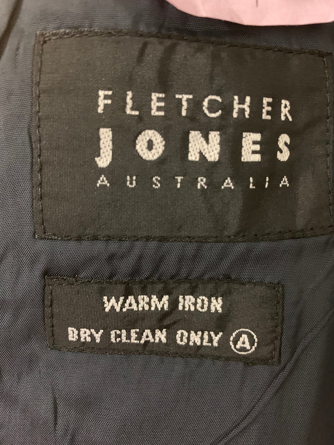 Fletcher Jones Mens Navy Sport Coat Etsy