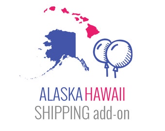 Alaska / Hawaii Shipping Fee Add On Adjustment for Beverage Insulators Party Favors for Birthdays Retirement Christmas Parties and More