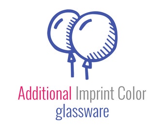Additional Imprint Color For Glassware