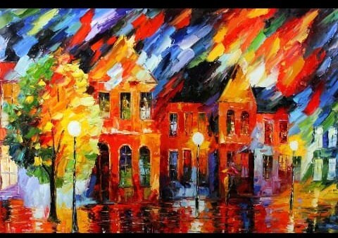肉質画【凱旋門】oil canvas 風景画 Amazon.co.jp: YaSheng Art - 風景油絵 キャンバス テクスチャー