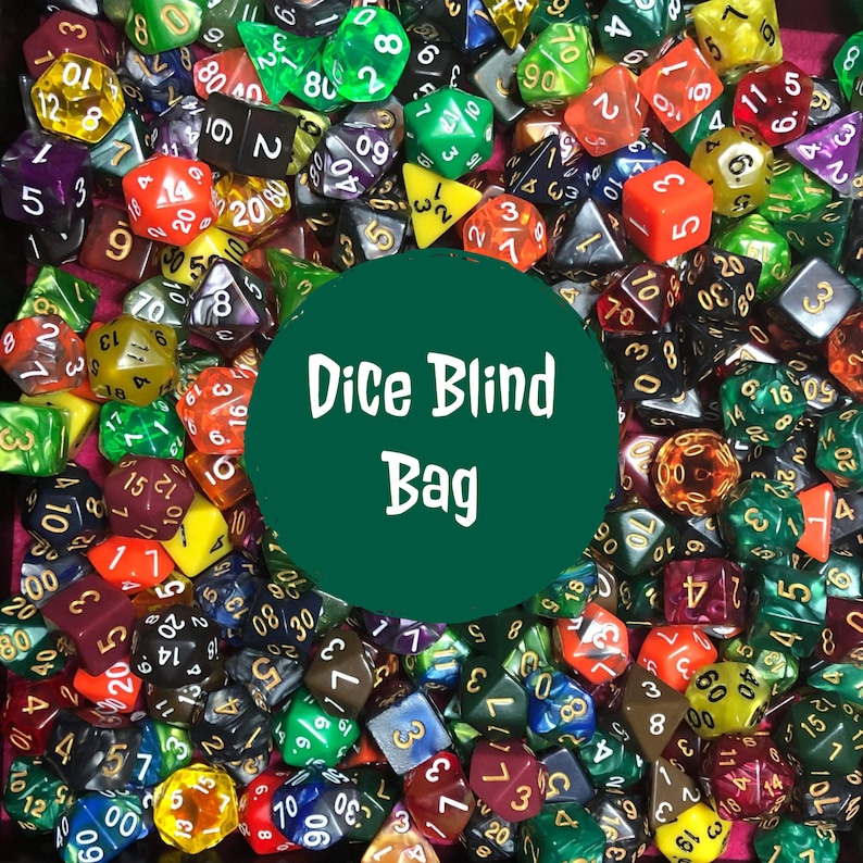 Mystery Dice Blind Bag Etsy