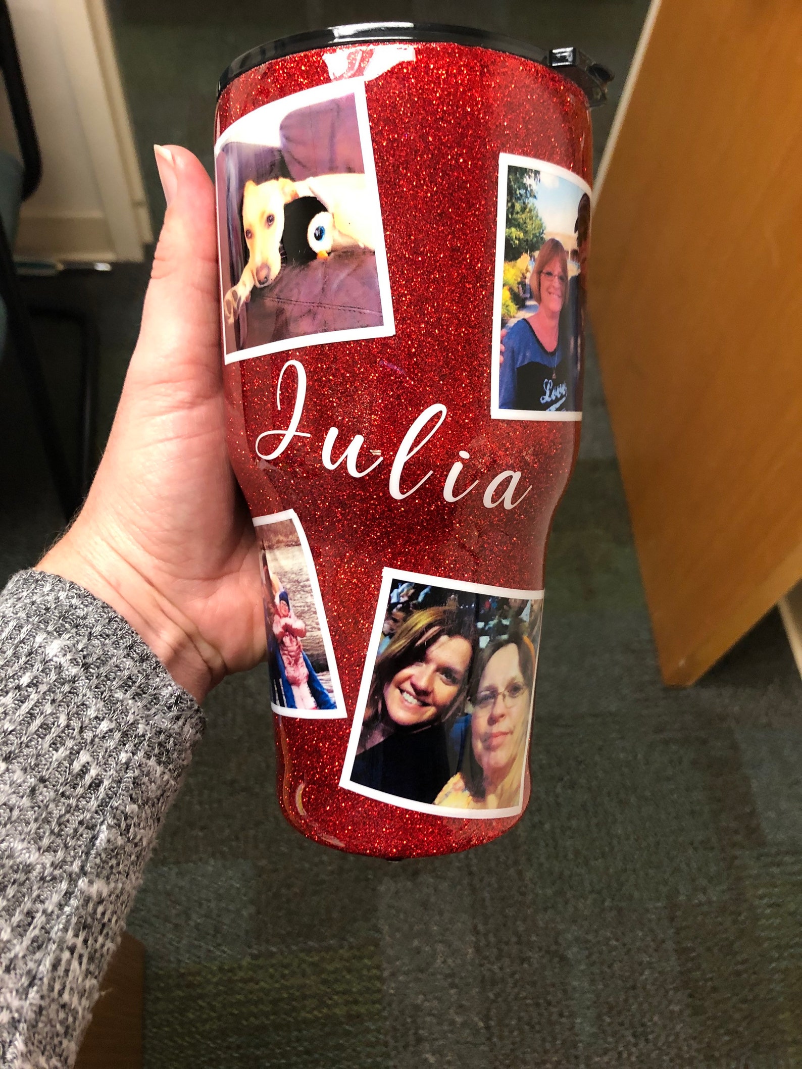 Custom Photo Tumbler Etsy