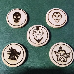 RPG Monster Tokens | Game Master Gift | RPG Accessories