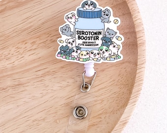 Mental Health Nurse Badge Reel PR55| Nurse Badge Vet Badge Reel Teacher Vet Badge Reel OT Badge Reel Cat Dog Badge Veterinarian Doctor Badge