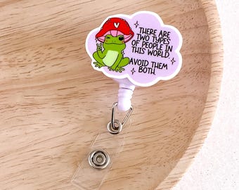 Funny Introvert Nurse Badge Reel PR32 | Nurse Badge Reel Funny Badge Reel Medical ID Badge Holder Teacher Badge Reel Badge Reel Doctor Badge