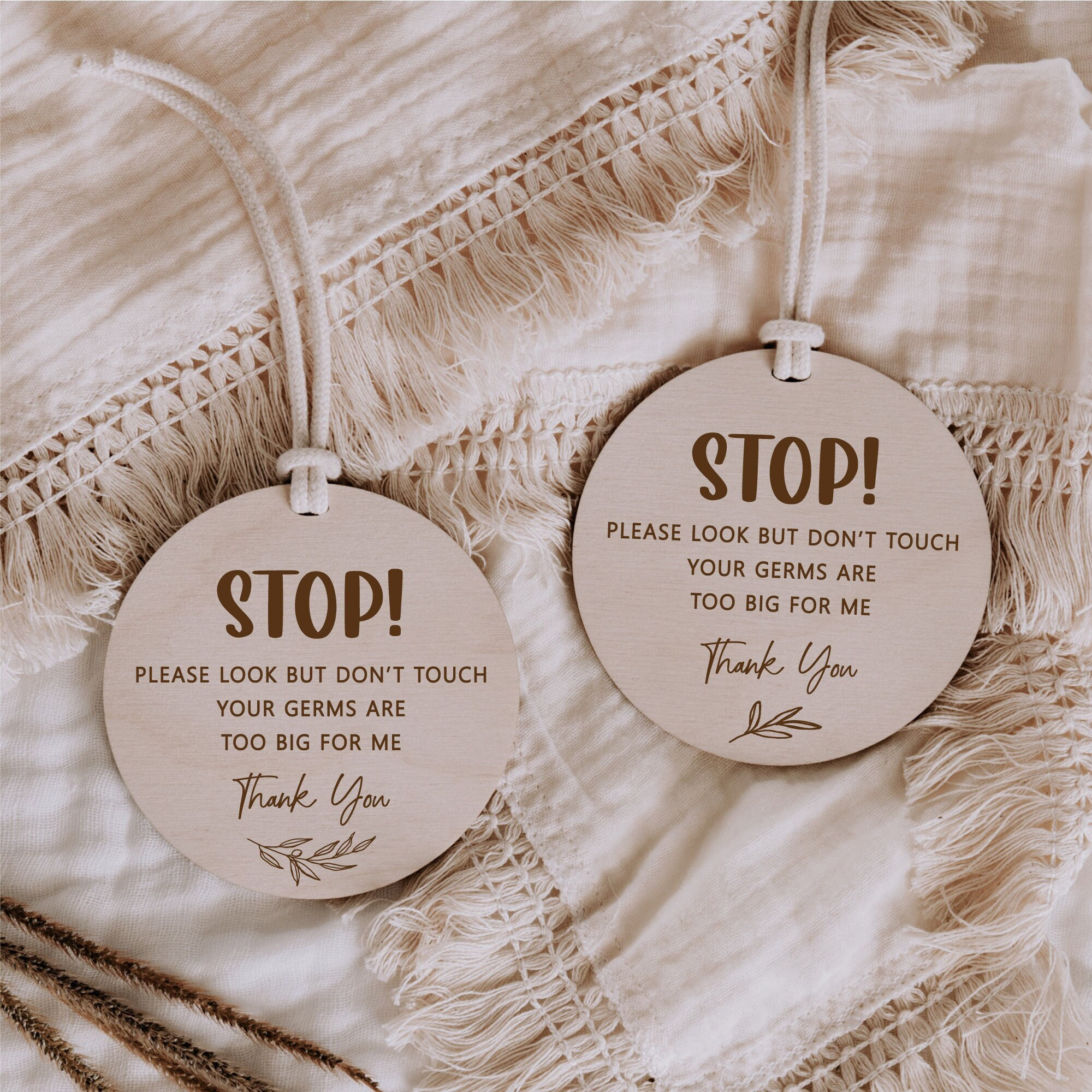 Do Not Touch Sign Wooden Baby Sign Do Not Touch Baby Sign Etsy Australia