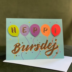 Funny Birthday Card / Polish Birthday Card / Urodziny Polskie Kartki / Heppi Bursdej