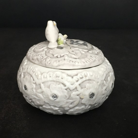 25th Anniversary Porcelain Keepsake Trinket Box w… - image 4