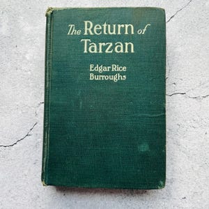 O Retorno de Tarzan Livro de capa dura de Edgar Rice Burroughs 1915