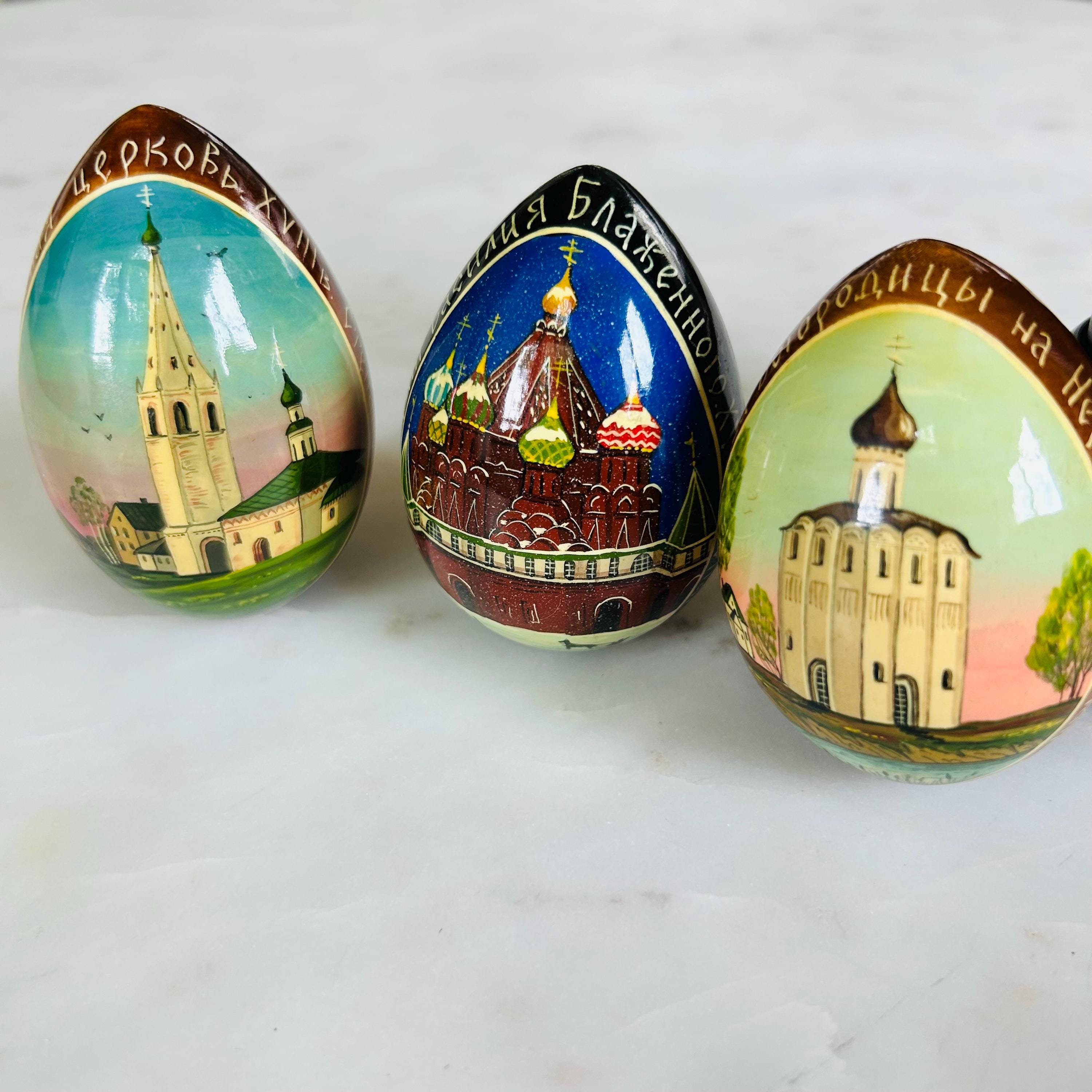 Russian lacquer egg - Etsy 日本