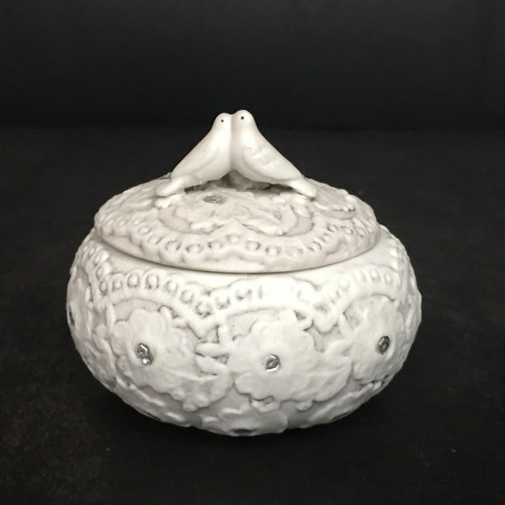 25th Anniversary Porcelain Keepsake Trinket Box w… - image 5