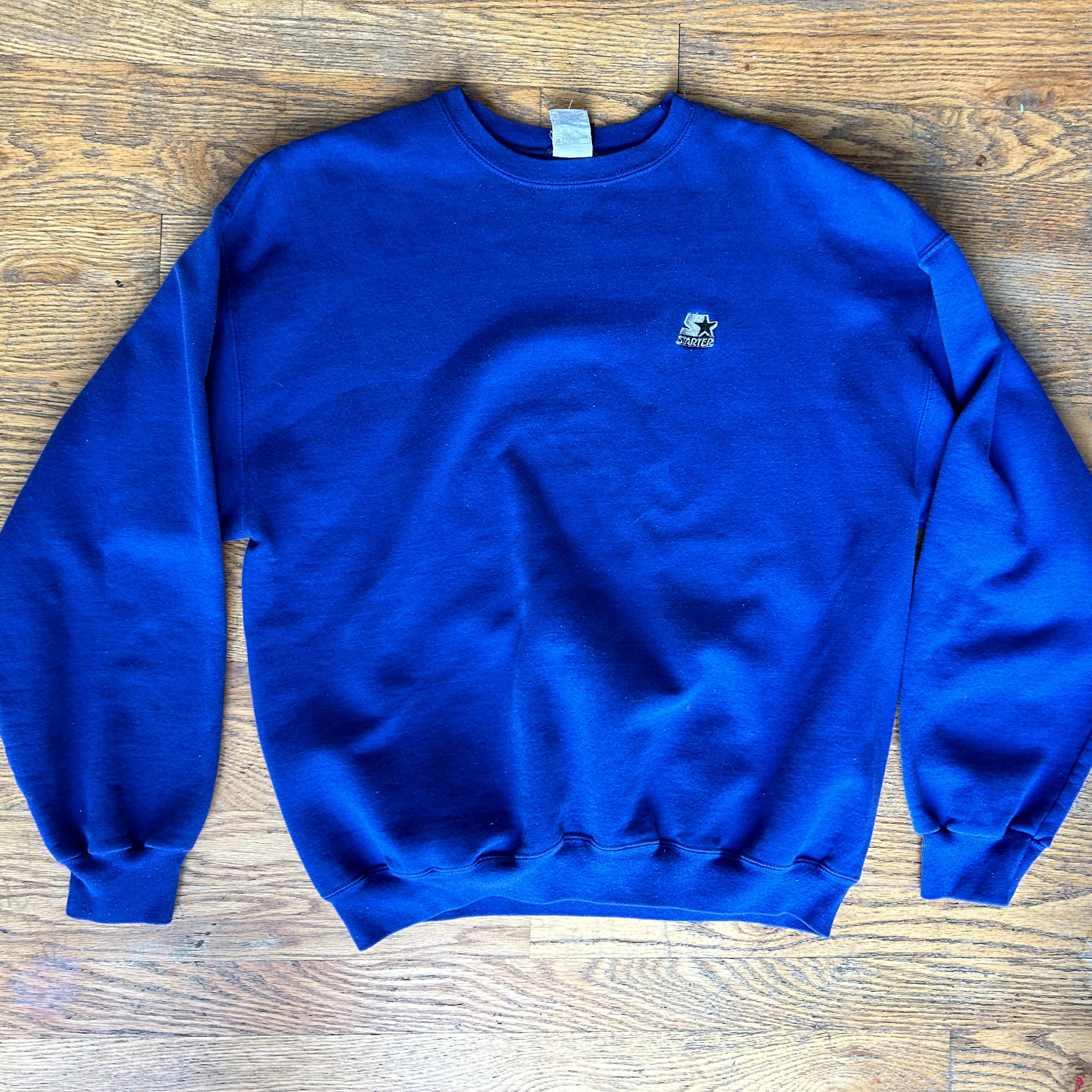 Felpa girocollo Blue Vintage Starter taglia piccola Italia