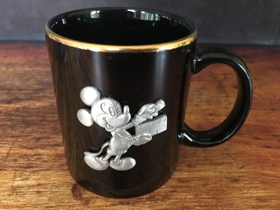 Disney Mickey Mouse Stoneware Lidded Mugs