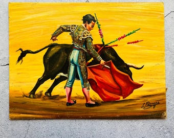 【レオニード・アフレモフ風】油絵 闘牛士 男性 レオニード・アフレモフ風】油絵 闘牛士 男性 【公式通販】