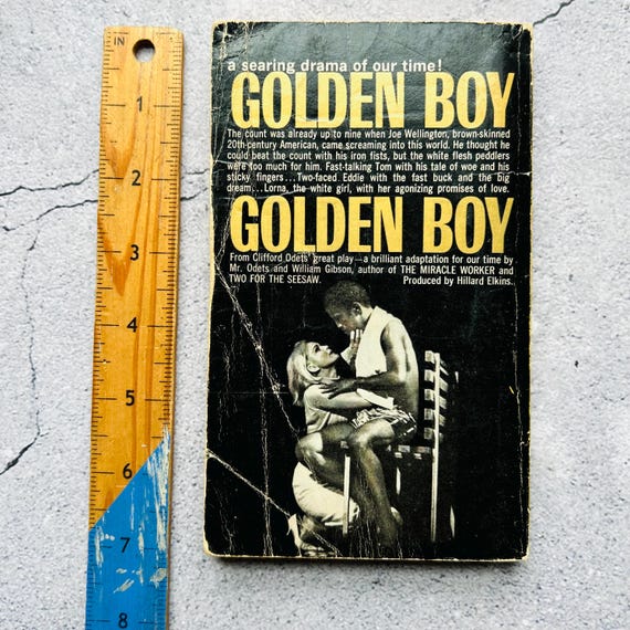 Sammy Davis Jr Golden Boy Paperback 1965 Based on the Musical by