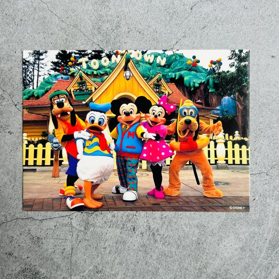 Tokyo Disneyland Mickey Mouse Vintage Postcard Lot of 8 1988 - Etsy