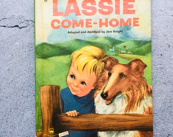 Lassie Come Home Libro con copertina rigida di Eric Knight 1956