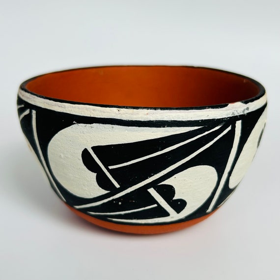 Santo Domingo Pueblo SDP Native Art Pottery Bowl Signed - Etsy