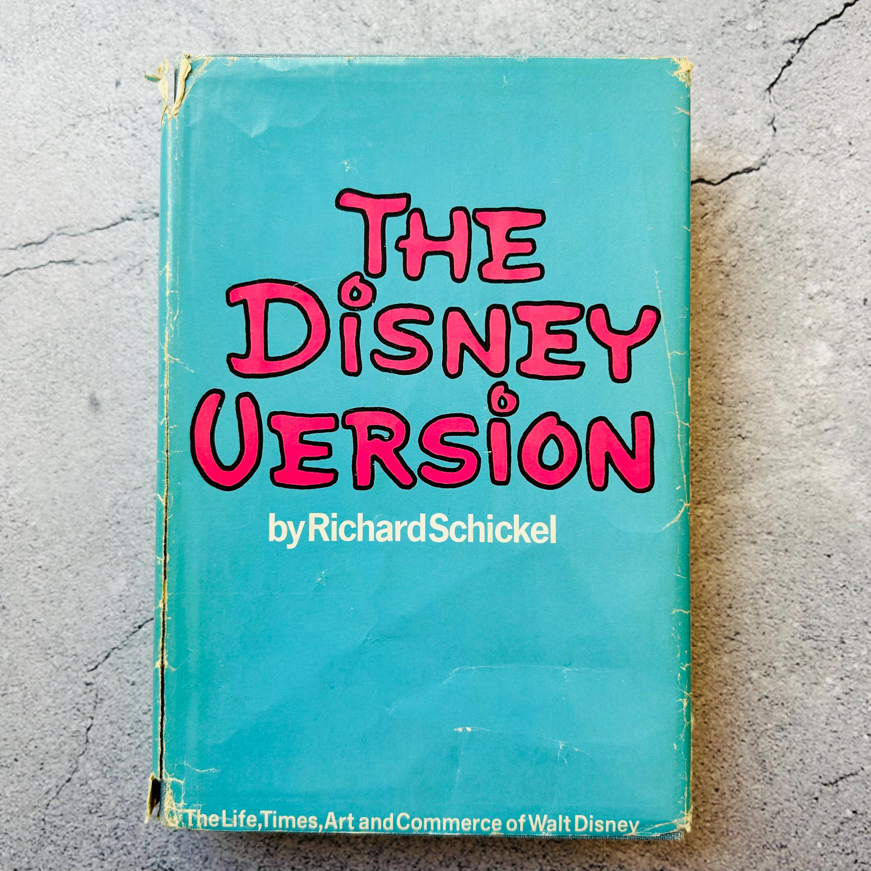 The Disney Version Hardcover Book by Richard Schickel 1968 - Etsy