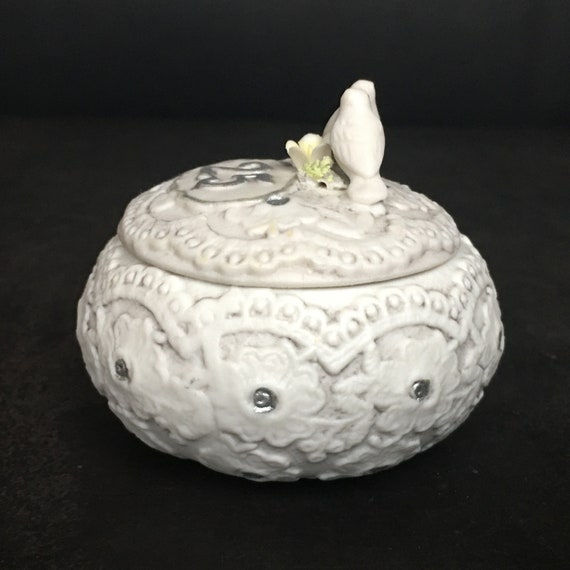 25th Anniversary Porcelain Keepsake Trinket Box w… - image 6