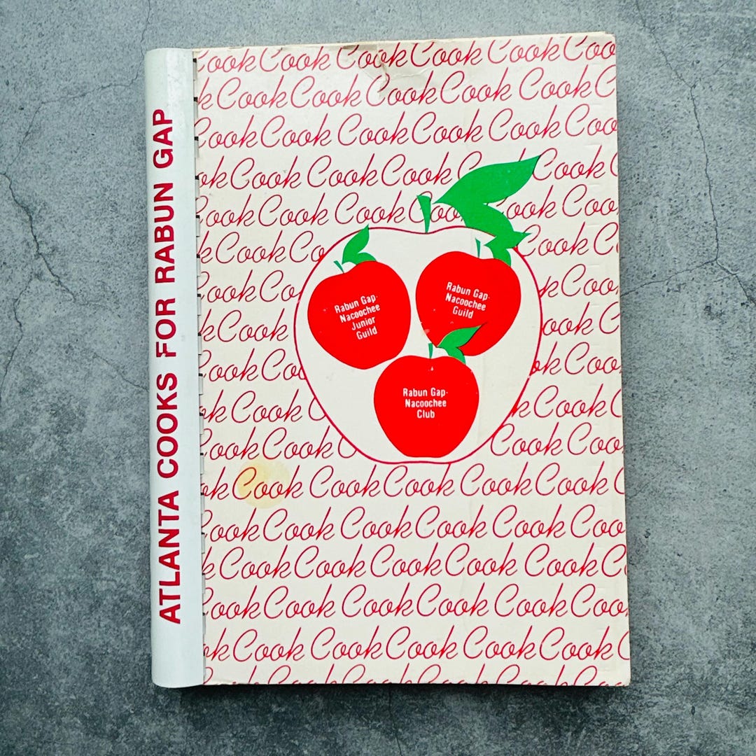 Atlanta Cooks for Rabun Gap Nacoochee School Spiral Cookbook 1980 - Etsy