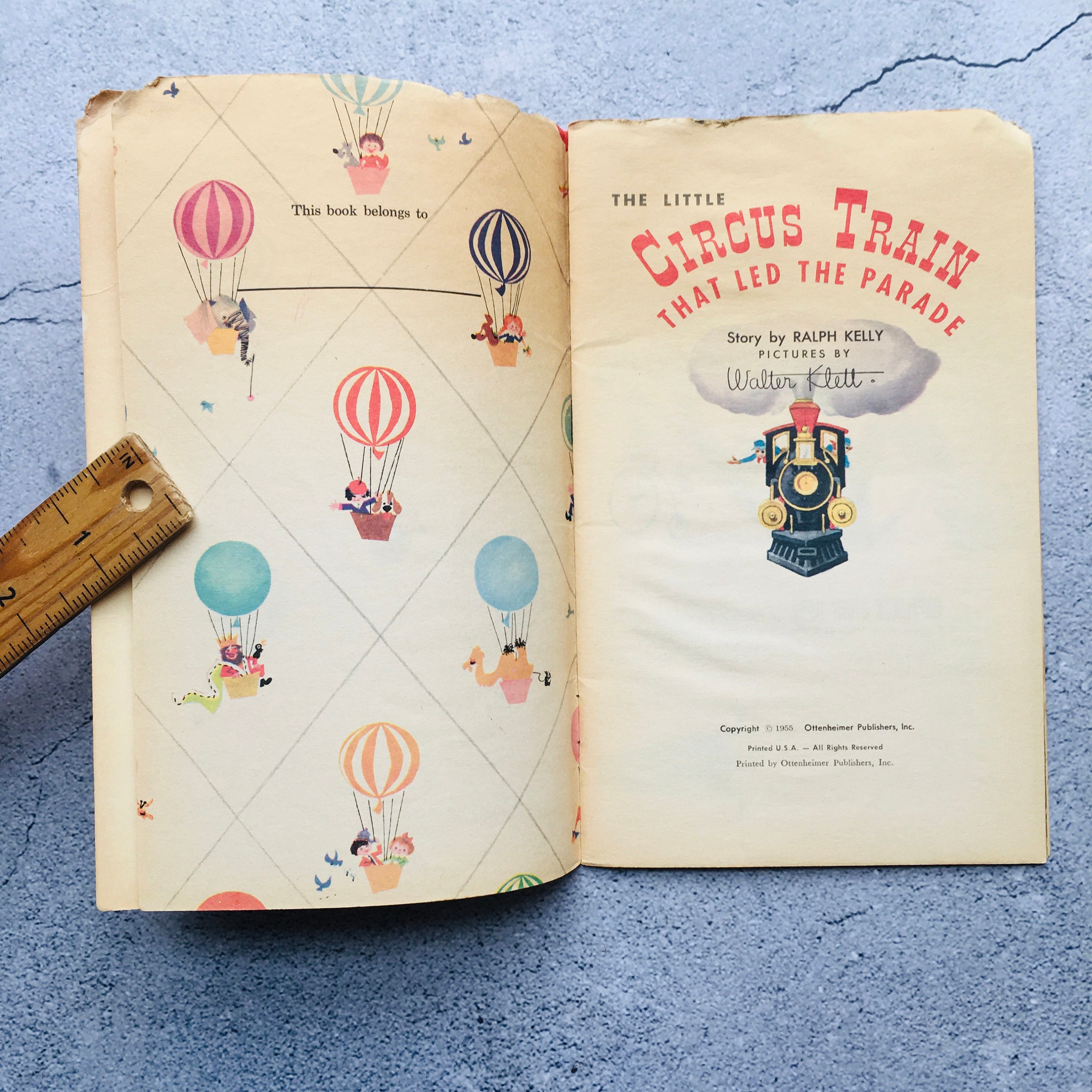 The Little Circus Train That Led the Parade Paperback Book by Ralph Kelly  1955 - Etsy, image size:3000x3000