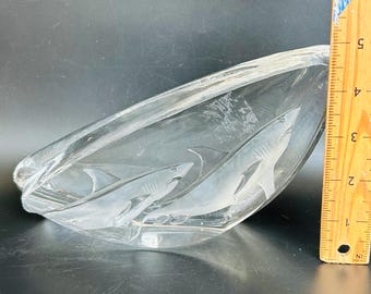 Mats Jonasson Maleras Sweden Clear Art Glass Shark Paperweight - Etsy
