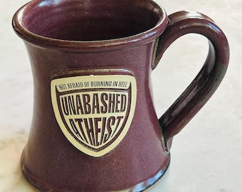 Kubek do kawy Sunset Hill Stoneware Unabashed Atheist Art Pottery