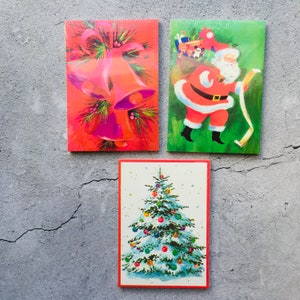 Buzza Gibson Vintage Holiday Christmas Postkaarten Pack van 25 NIEUWE verzegelde veel van 3