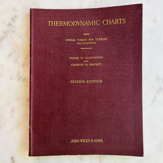 Thermodynamic Charts and Special Tables for Turbine Calculations