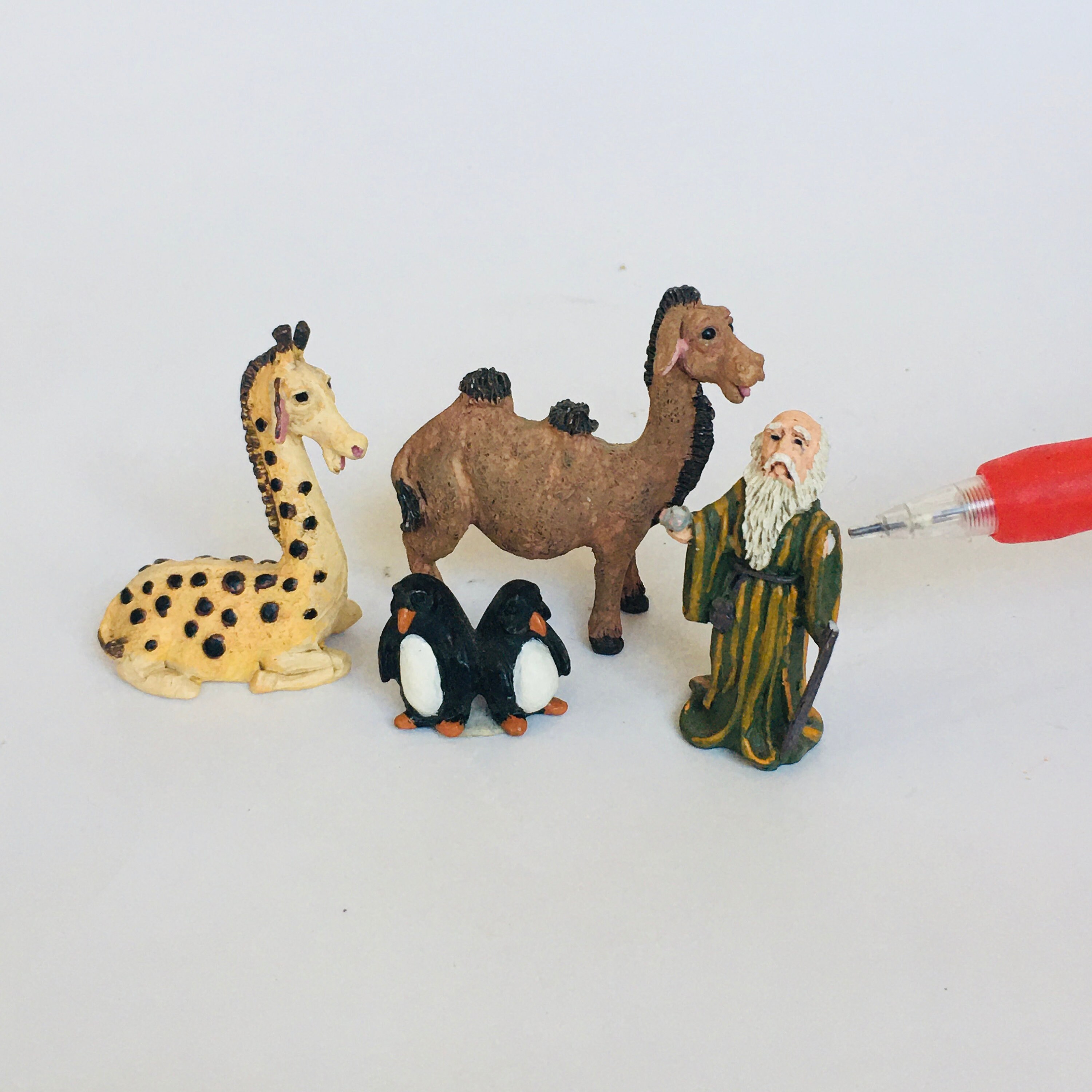 Pete Apsit Vintage Noah's Ark Holy Herd W 19 Figurines AS IS - Etsy