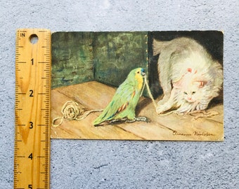 Carte Postale Vintage CHAT - Animaux - Carte CPA Neuve #PKE751.F