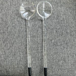 Pedrini Italy Clear Acrylic Lucite Salad Utensils