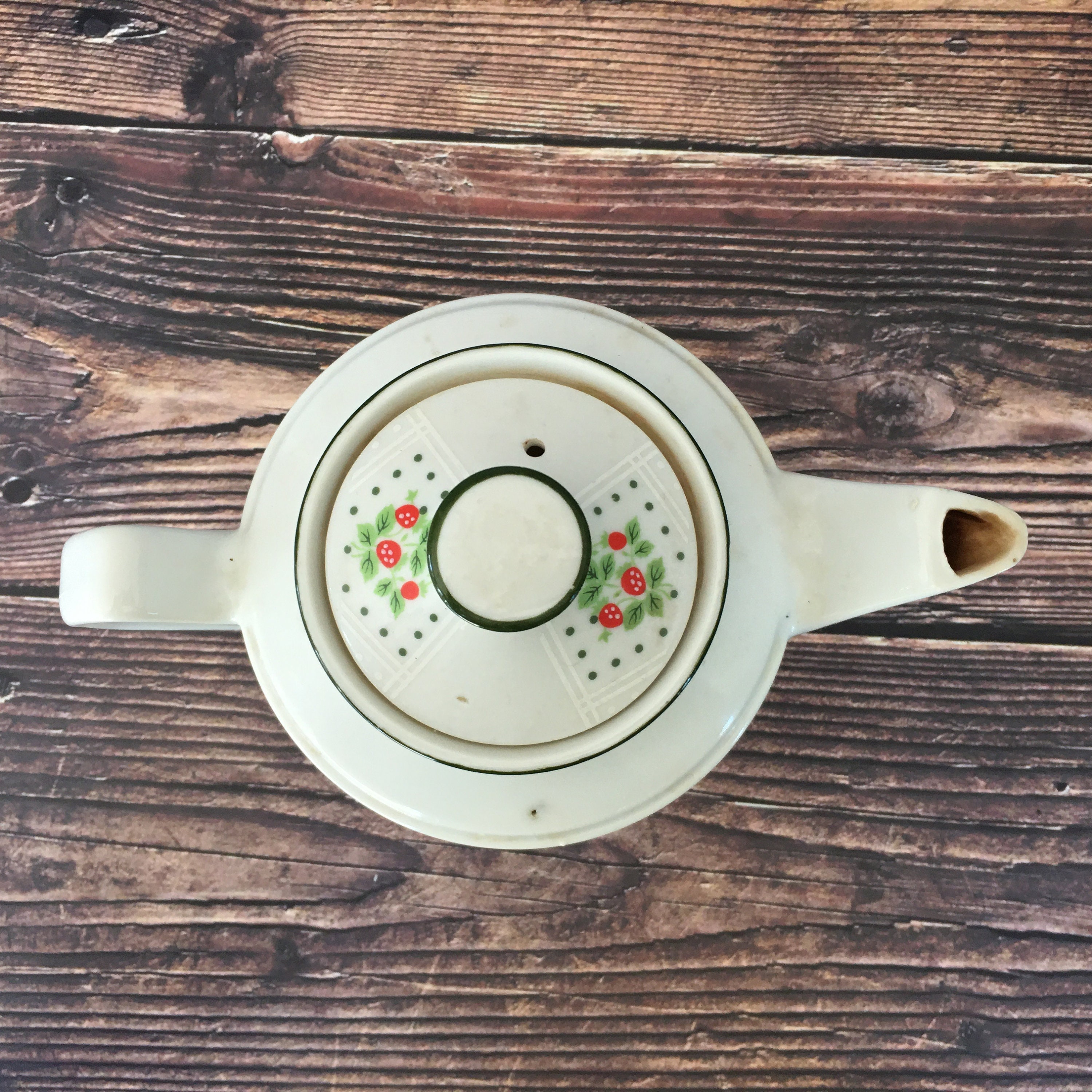 enesco mail pilot teapot
