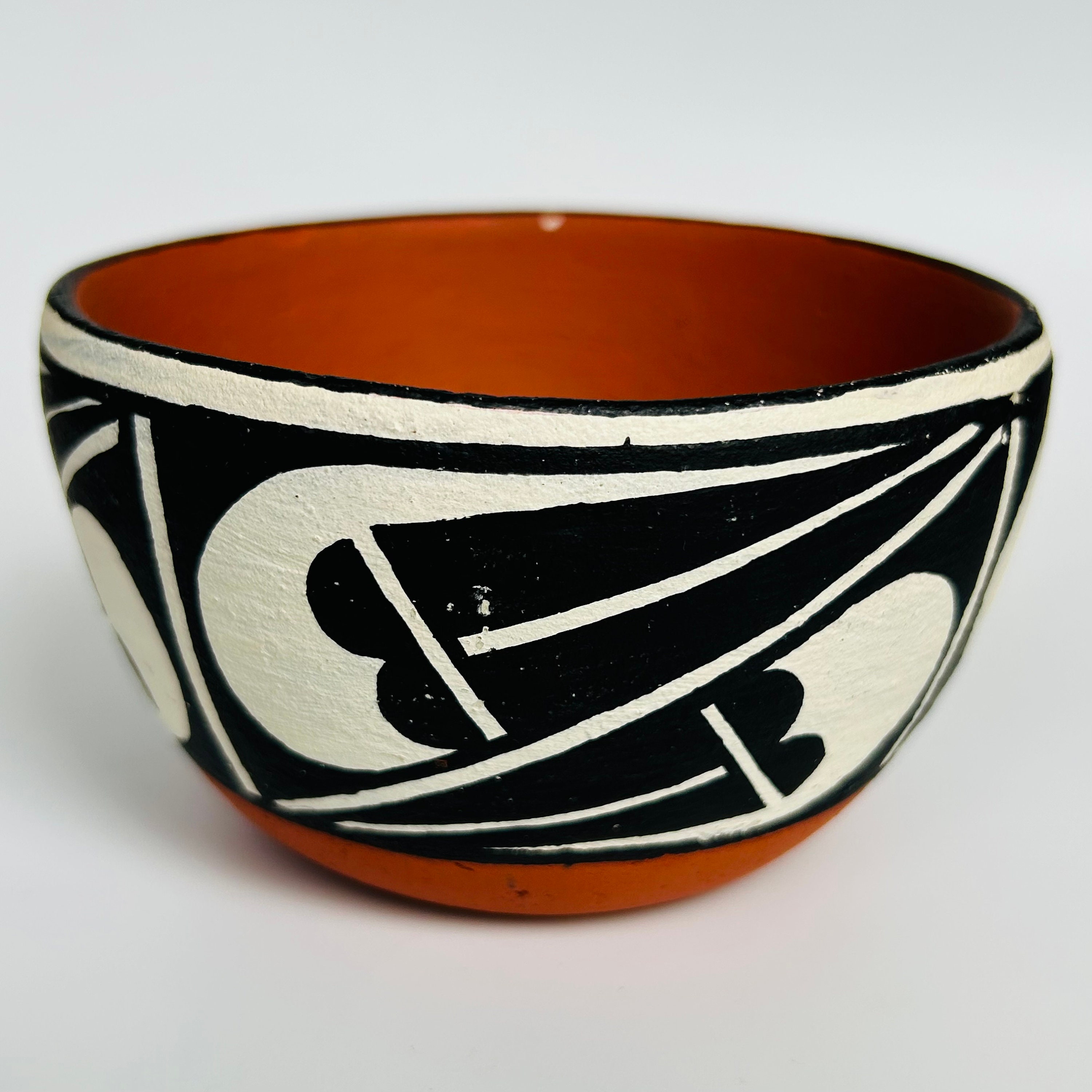 Santo Domingo Pueblo SDP Native Art Pottery Bowl Signed - Etsy