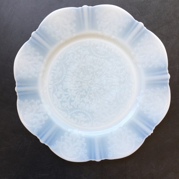 Opalescent Plate Etsy