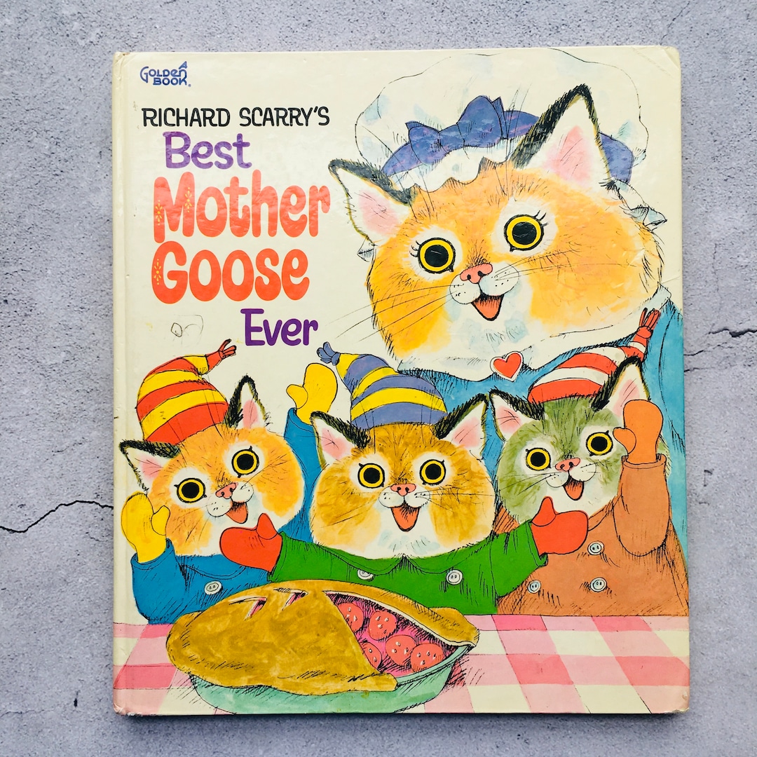 Richard Scarry's Best Mother Goose Ever Golden Book Hardcover 1970 - Etsy