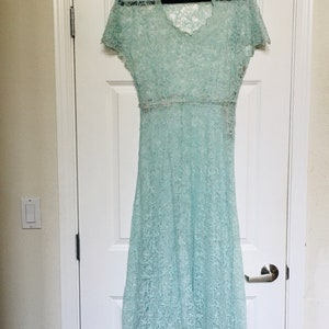 turquoise dress with white lace Clovis TC2309: Dyeable lace stretch mermaid wedding dress Renegade Bridal & Dye Lab