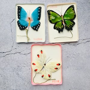 Butterfly Floral Crafts Wire Wreath Arrangement Decor Lot of 3