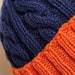 2 Piece Cable Hat Set Black main image 1
