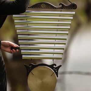 Legnetti Musicali In Legno Tibetano - Set Di 2 Bacchette Per Ritmica Con Borsa