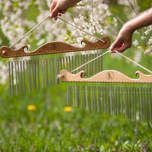 Sound Healing Wind Chimes: 33-Chime Meditation Instrument