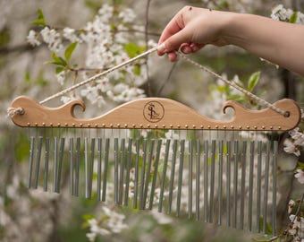 Sound Healing Wind Chimes: 33-Chime Meditation Instrument
