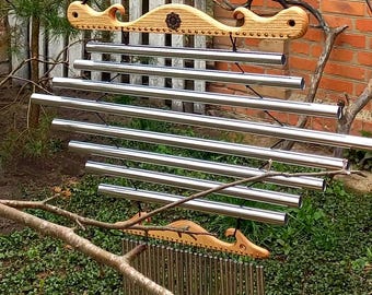 Solfeggio Tubes & Wind Chimes: 432Hz Sound Healing Instrument