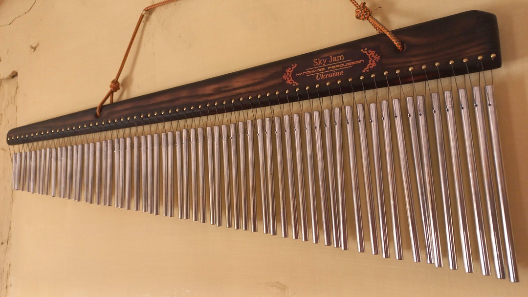 Wood Chimes Pro 60 Note Custom Handmade Musical Instrument Meditation ...