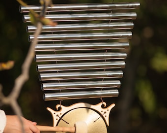 Campanas de sonido curativas hechas a mano Gong: Metalófono, Campanas de chakra