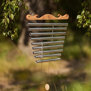 Sound Healing Chimes for Music Therapy and Sound Bath - 9tube bells musical instrument, meditation sound, yoga, chakra healing, unique gifts