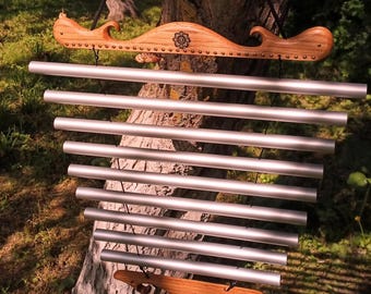 Sound Healing Chimes: 9-Tube Metallophone for Meditation, Music Therapy, Sound Bath