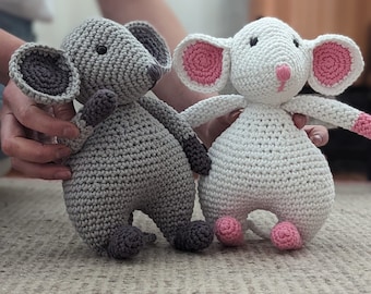 Amigurumi Crochet Pattern for Mouse