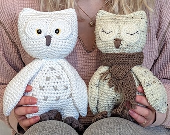 Amigurumi Crochet Pattern for Tall Owl